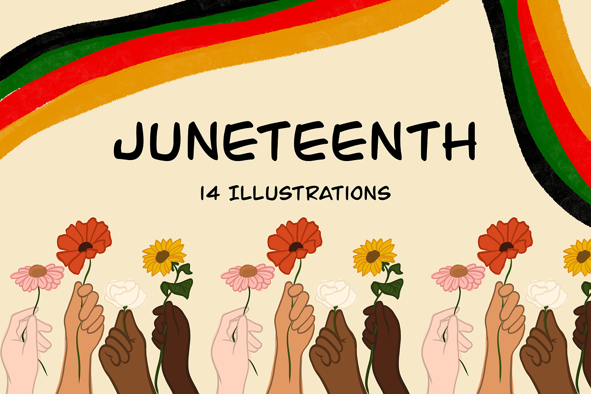 Juneteenth illustrations, a Person Illustration by Allie_art (Photo 1 of 7)