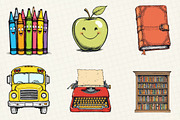 Back To School Sublimation Clipart, an Illustration by OK Design (Thumbnail 4 of 5)