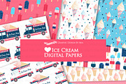 Ice Cream Party, Ice Cream Truck, an Illustration by Mia's Graphic Design (Thumbnail 8 of 9)