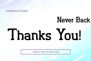 Never back, a Slab Serif Font by Wow Magic (Thumbnail 2 of 3)