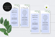 Wedding Program Template, Aurora, an Invitation Template by Alice Bluefox (Thumbnail 8 of 10)