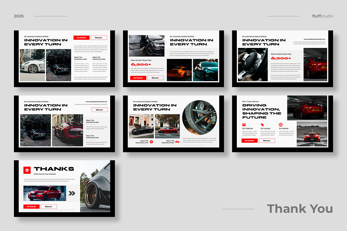 Car Automotive Keynote Template, a Presentation Template by fluffstudio (Photo 4 of 4)