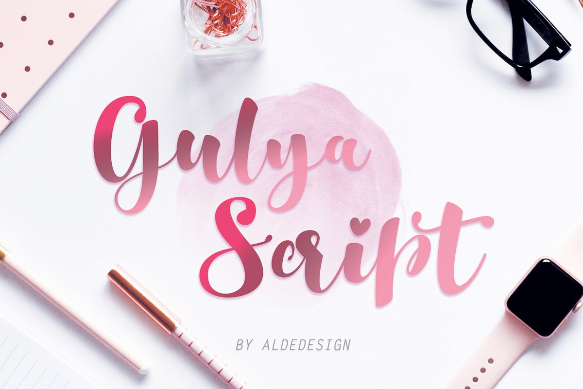The 15 in 1 Wonderful Font Bundle, a Script Font by Aldedesign (Photo 27 of 36)
