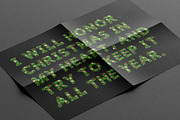 Christmas Fir Font, a Font by Handmadefont (Thumbnail 8 of 9)