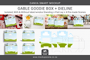 Canva Gable Mockup with Dieline, a Packaging Mockup by Mockup Scene (Thumbnail 1 of 13)