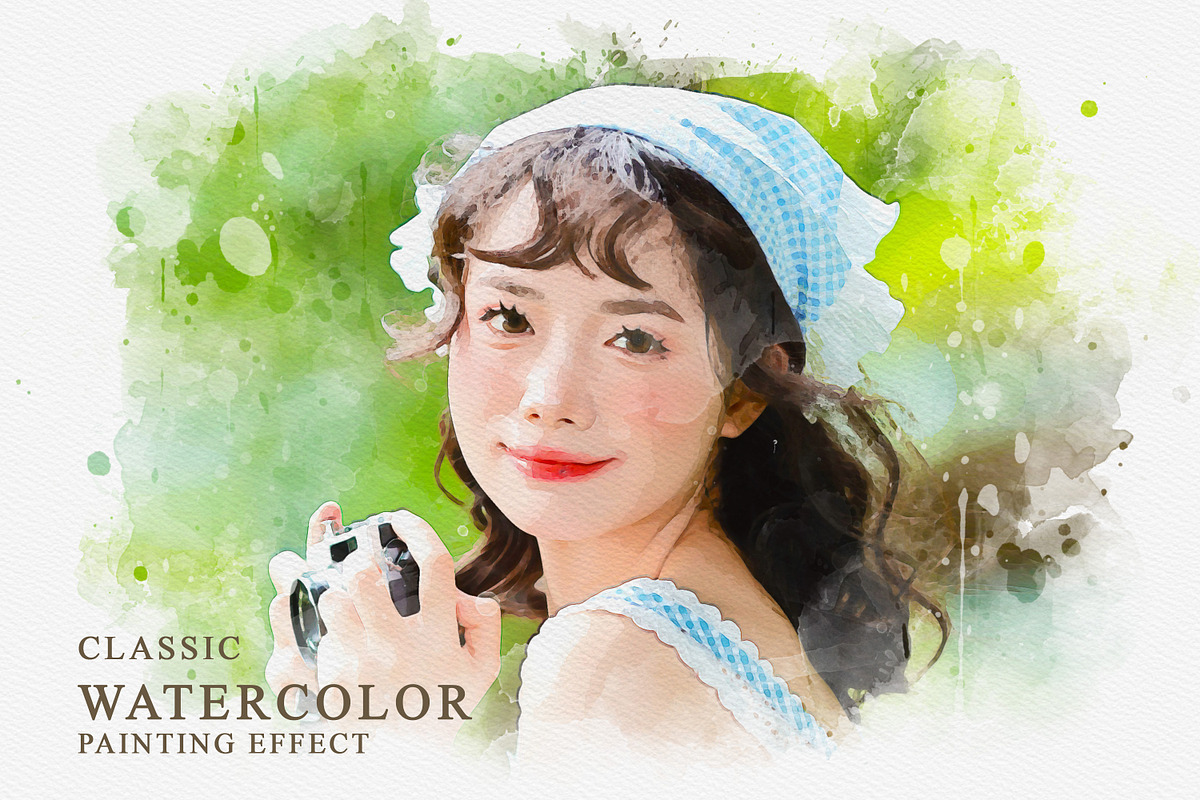 Classic Watercolor Painting Effect, an Action Add-On by liptouse (Photo 1 of 11)