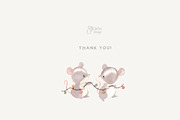 WHIMSICAL CHRISTMAS. Watercolor, an Animal Illustration by OlliArtDesign (Thumbnail 7 of 7)
