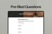 Client Inquiry Form in Notion, a Marketing Template by TingDesign Studio (Thumbnail 3 of 3)