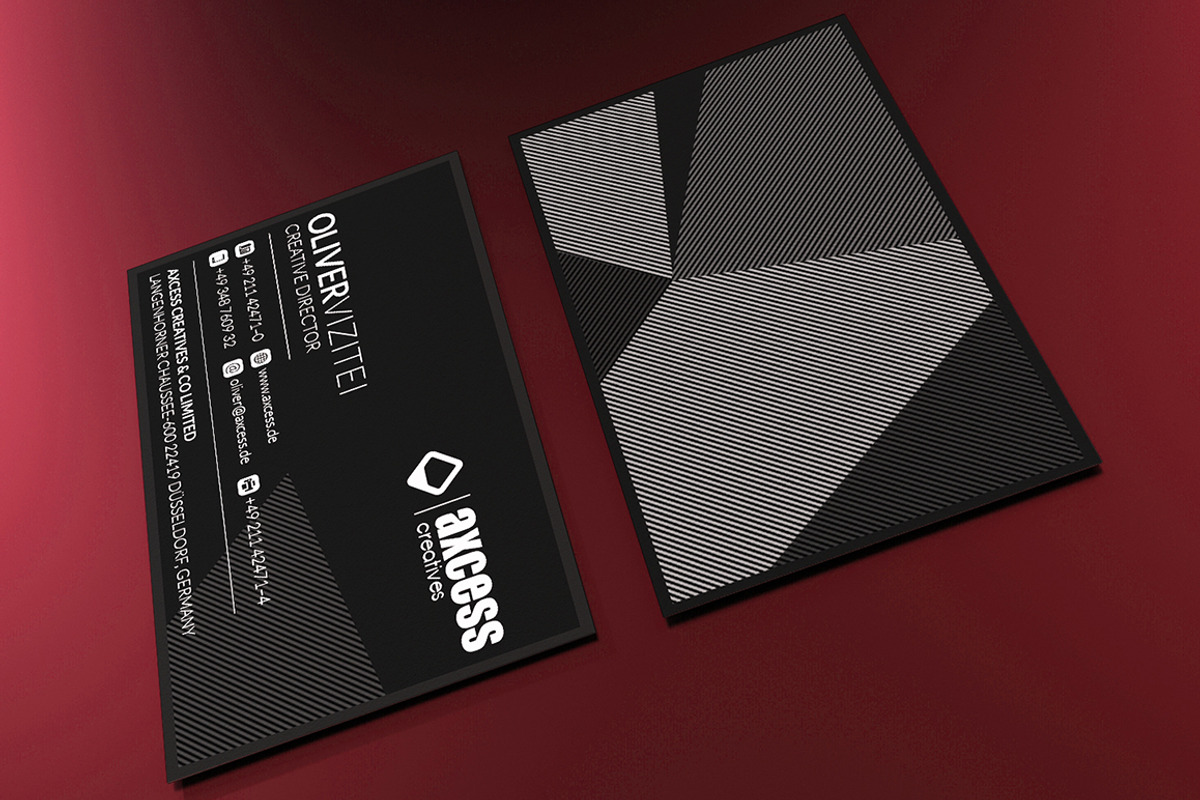 Black Business Card, a Business Card Template by Marvel (Photo 2 of 4)