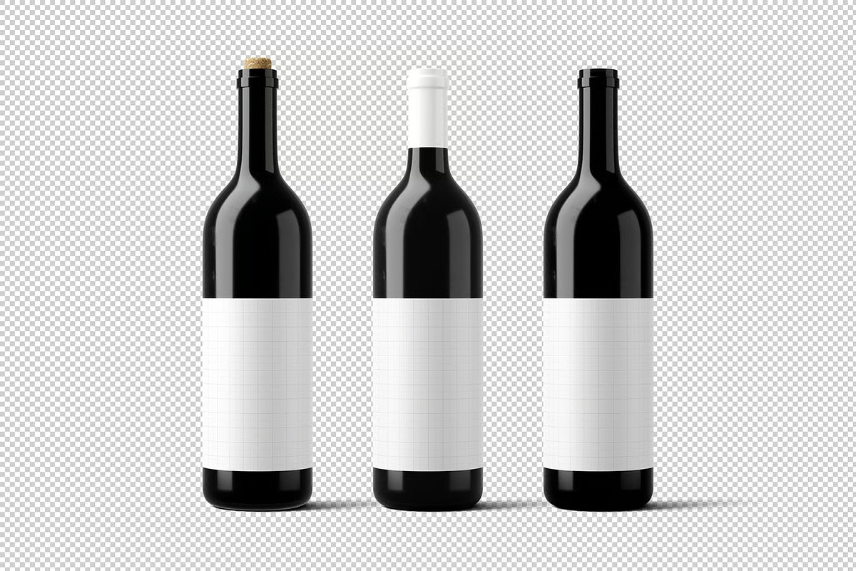 Wine Bottle Mockup, a Product Mockup by zpackcreative (Photo 2 of 4)