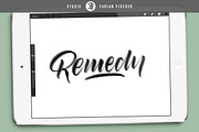 Pizza Handlettering Brushpack, a Brush Add-On by Studio FabianFischer (Thumbnail 5 of 5)