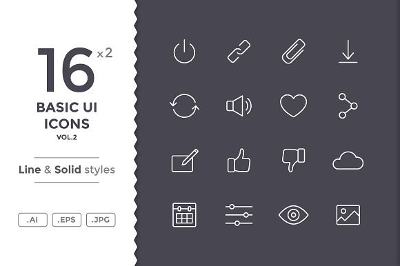Basic Interface Icons 2