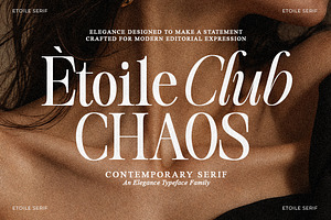 Etoile Club Chaos | 16 Font, a Serif Font by Natural Ink Studio