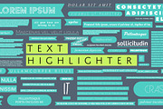 Text Highlighter Photoshop Actions preview 6