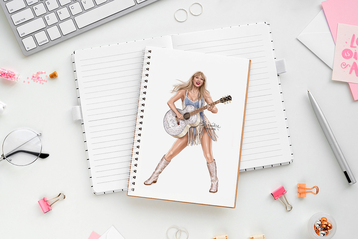 Taylor Swift Illustration, a Person Illustration by BigArtLab (Photo 3 of 3)