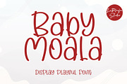 Baby Moala, a Script Font by Letterafa Studio (Thumbnail 1 of 6)