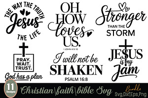 Christian Bundle SVG,Faith SVG,Bible, an Object Graphic by DollarSmart