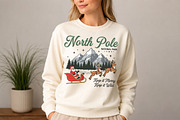 North Pole National Park Christmas, a Seasonal Illustration by DreamCafeArt (Thumbnail 3 of 6)