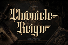 Chronicle Reign | Blackletter Font