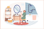 Daily Habits: Morning Routine Pack, a Healthcare Illustration by IRSYART (Thumbnail 10 of 10)