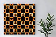 Haunted House Check Seamless Repeat, a Pattern Graphic by Sharon Schwalbe (Thumbnail 3 of 5)