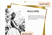 Bling Web- Gold Collection Elementor, a Websites & App Template by Design & Launch (Thumbnail 2 of 3)