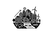 Eco Smart City Silhouettes, a Graphic by musafir_fashion (Thumbnail 8 of 12)