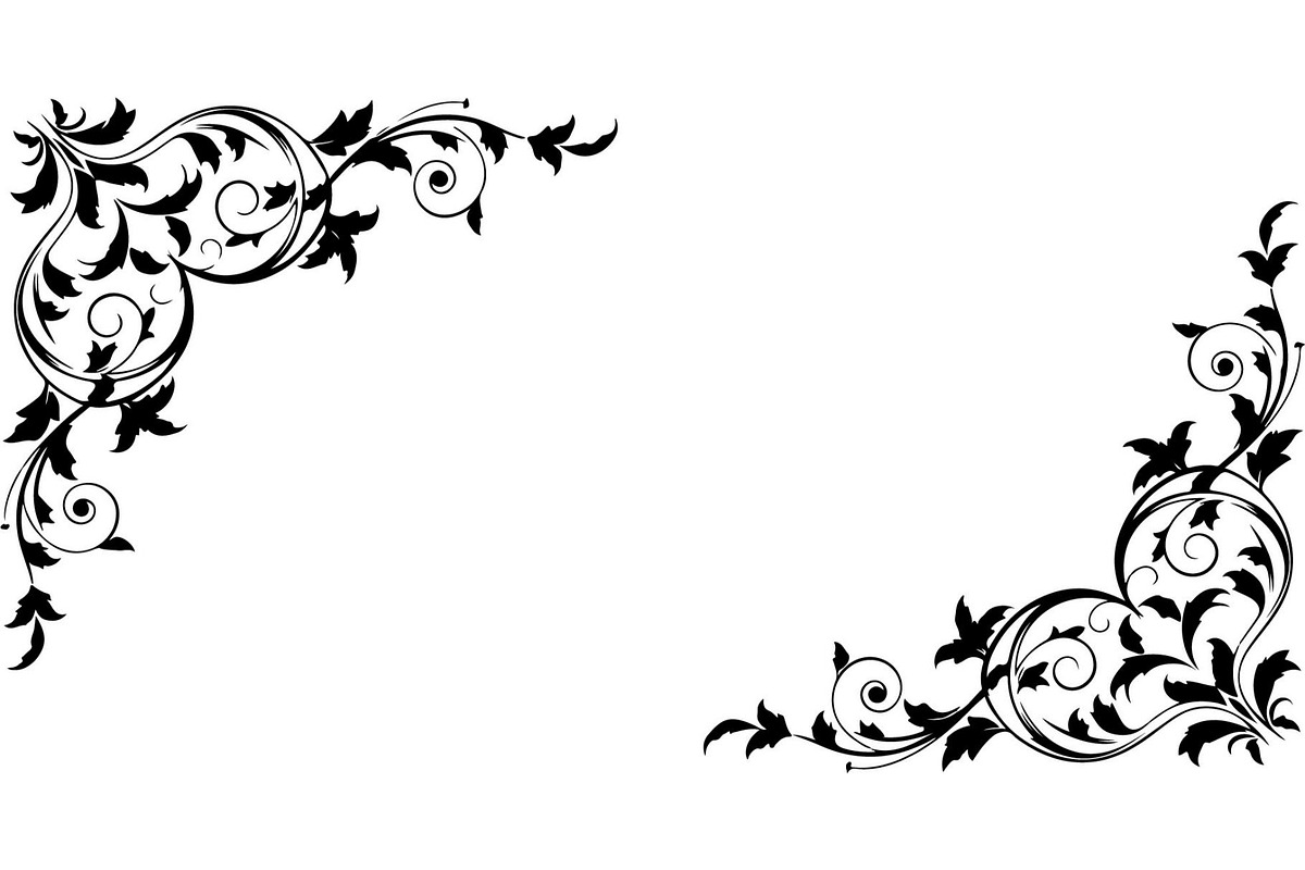 Elegant Vintage Floral Corner Frame, a Decorative Illustration by Designer_Momina (Photo 3 of 21)
