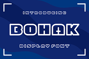 Bohak - Rounded Line Font, a Sans Serif Font by lelevien (Thumbnail 1 of 4)