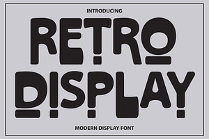Retro Display Bold Font