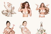 Self Care Women Spa Relaxation, a Person Illustration by BusyDaydesign (Thumbnail 5 of 9)
