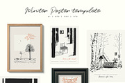 Winter Forest | Poster Builder, an Object Graphic by KetteCreate (Thumbnail 8 of 15)
