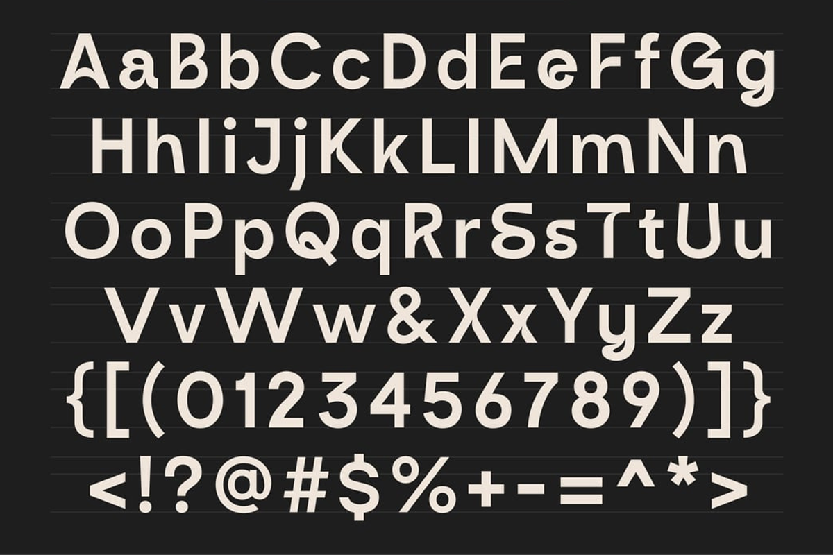 Solium - Geometric Display Font, a Sans Serif Font by Luna Shop (Photo 3 of 4)