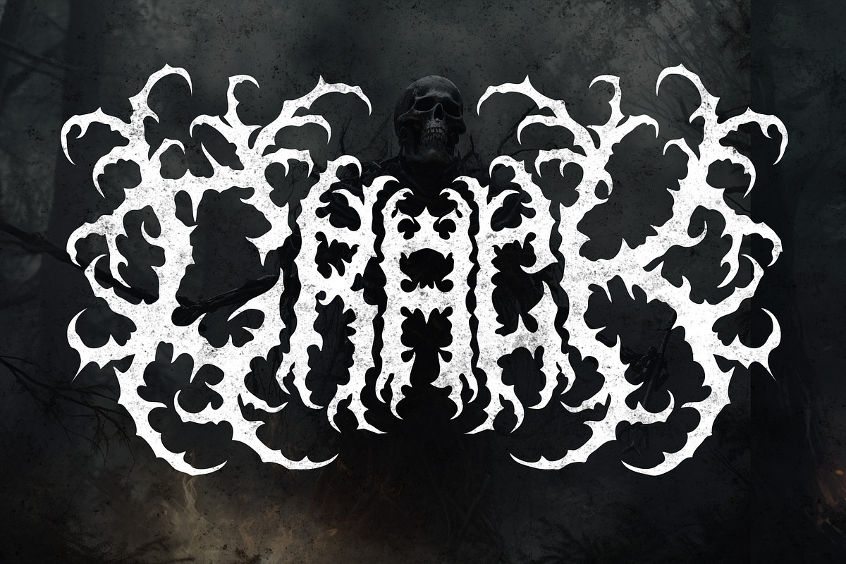 SNORE – Black Metal Font, a Blackletter Font by Fonday Studio (Photo 2 of 8)