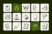 Game Doodle Icon, an Outline Icon by Vectors Market (Thumbnail 6 of 8)