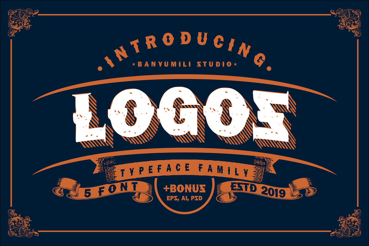 LOGOS | 5 Font + Bonus