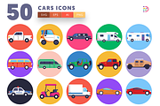 50 Cars Icons, an Icon by Dighital (Thumbnail 1 of 10)