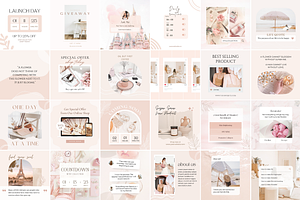 Pink Instagram Template CANVA