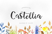 Castellia, a Script Font by vuuuds (Thumbnail 1 of 6)