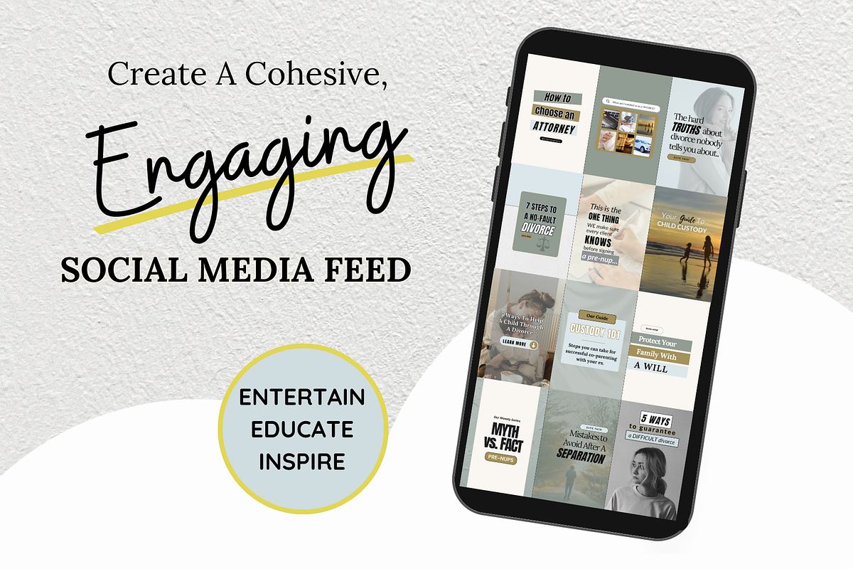 Divorce Attorney Reel Covers, a Social Media Template by gooddogcreativeco (Photo 7 of 9)