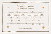 Lunira Rose - Handwritten Script, a Script Font by Hasbi Creative (Thumbnail 8 of 9)