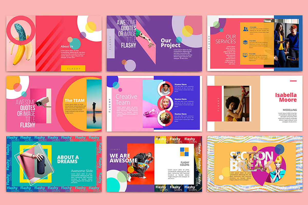Flashy - Colorfull Powerpoint, a Presentation Template by TypeMakers