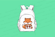 Cute Kawaii Fox Autumn Character, a Seasonal Illustration by Palau (Thumbnail 4 of 12)