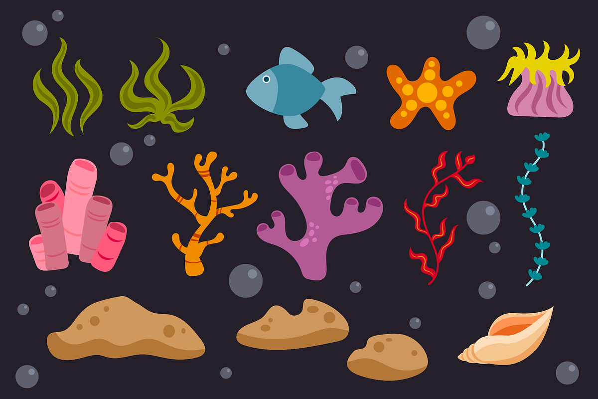Deep Sea Creature Illustrations, an Animal Illustration by ThePixelLibrary (Photo 5 of 11)