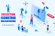 Isometric Web Illustrations, a Templates & Theme by alexdndz (Thumbnail 1 of 31)