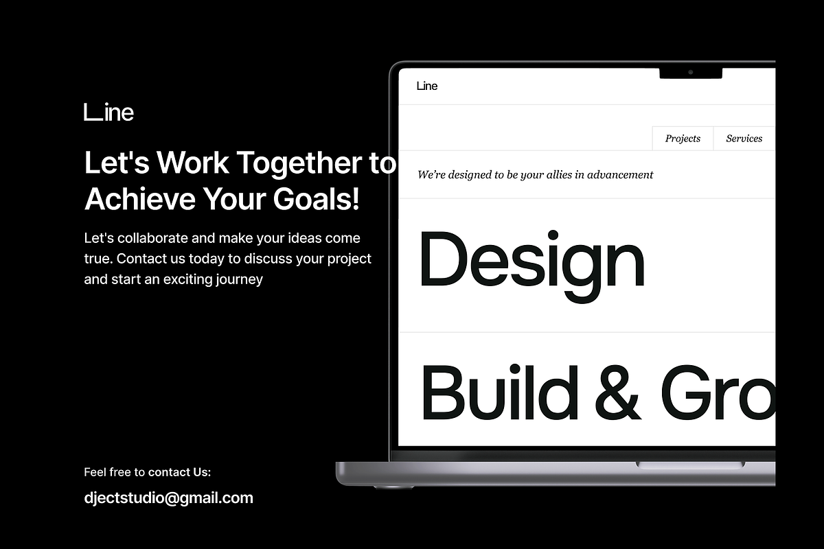 Line Agency Website UI Kit, an UI Kit Template by DjectStudio (Photo 6 of 6)