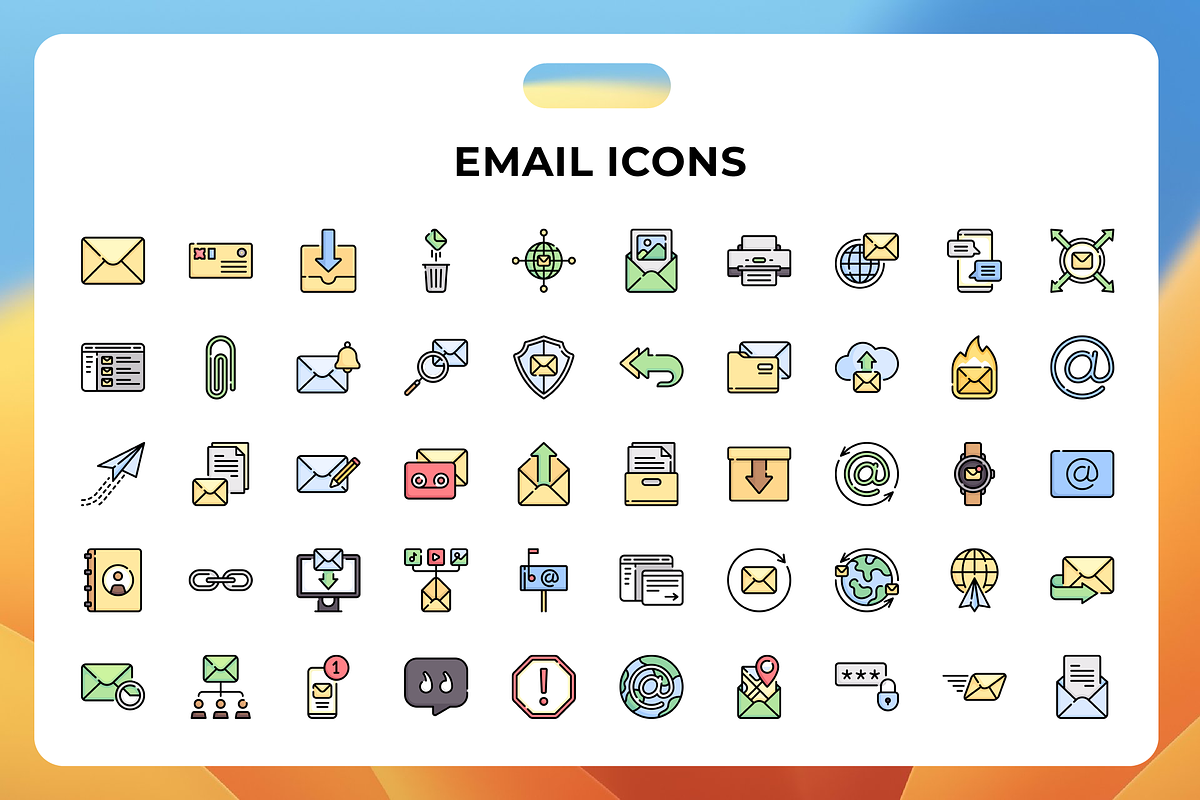 Email Icons, an Icon by Wencory