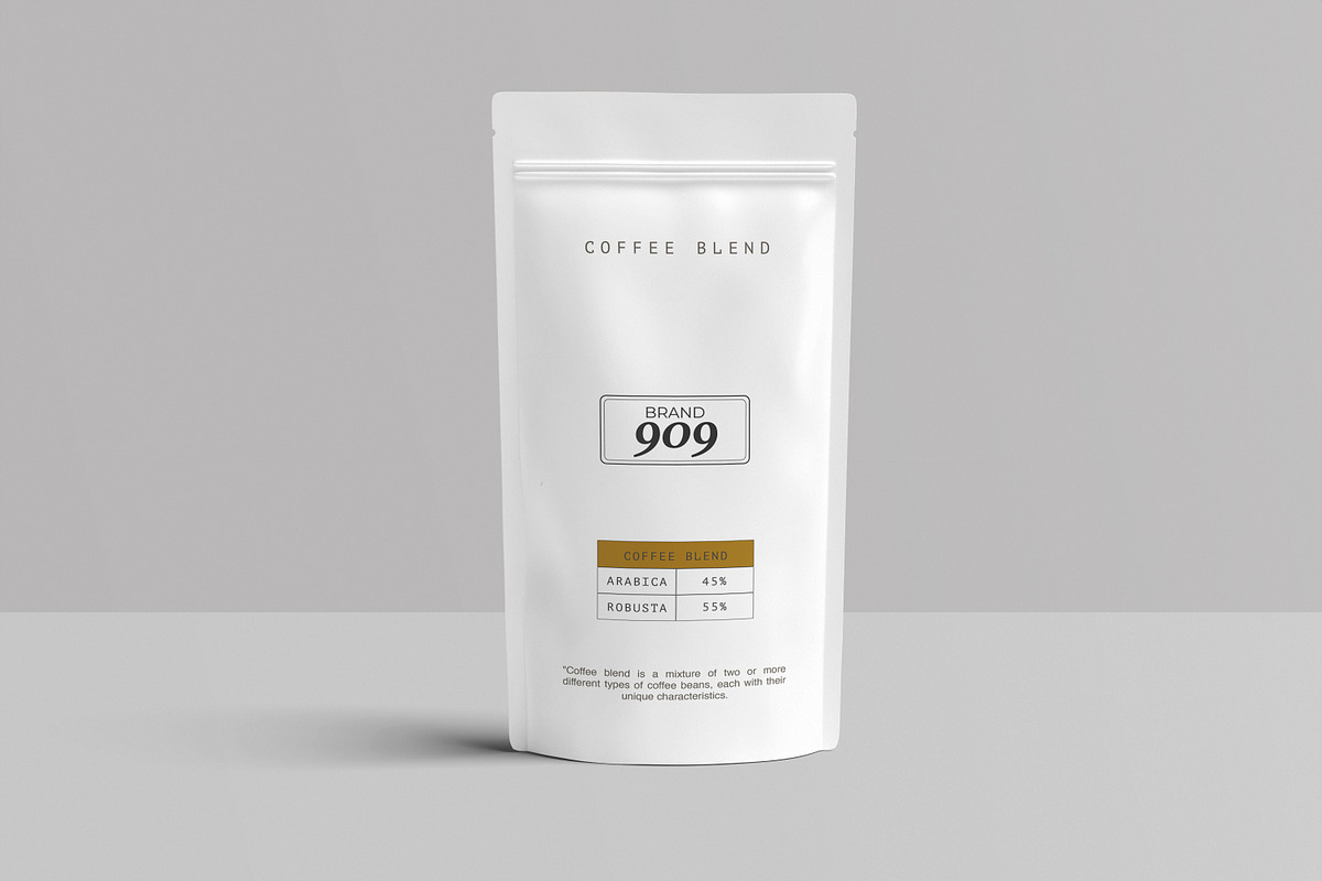 Standing Pouch Mockup, a Packaging Mockup by rahmatmoscae (Photo 7 of 11)