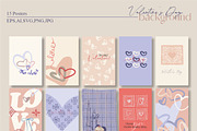 Valentine's Day - background, a Background Graphic by Collection by VY (Thumbnail 3 of 9)