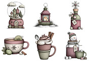 Cozy Winter Clipart Bundle, an Illustration by Daily.Designs (Thumbnail 5 of 5)